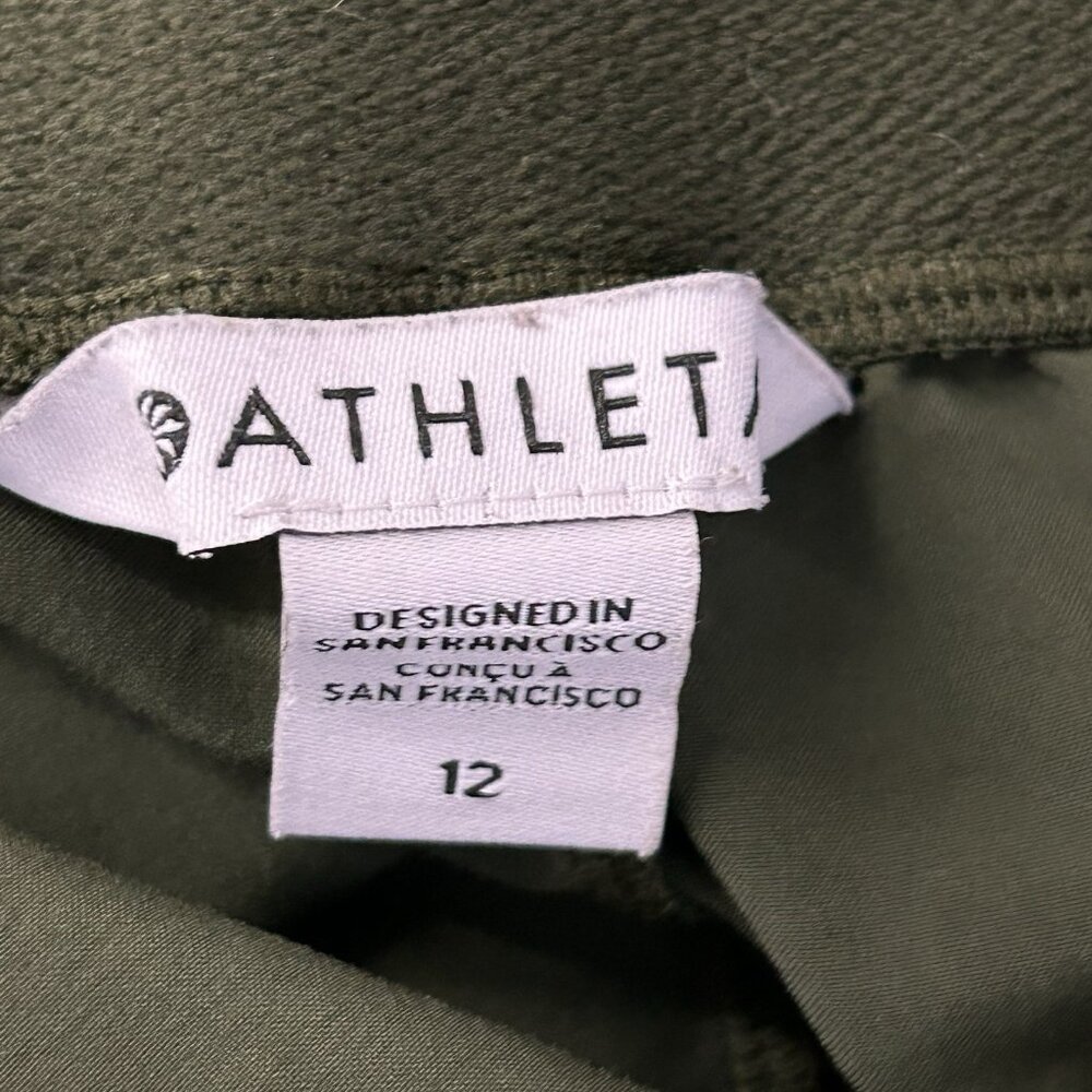 Athleta Women’s 12 Brooklyn Heights High Rise Jogger Aspen Green Featherweight - Picture 3 of 16